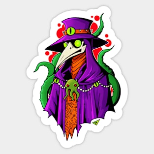 The Eldritch Plague's Physician Bloodspatter Edition Sticker